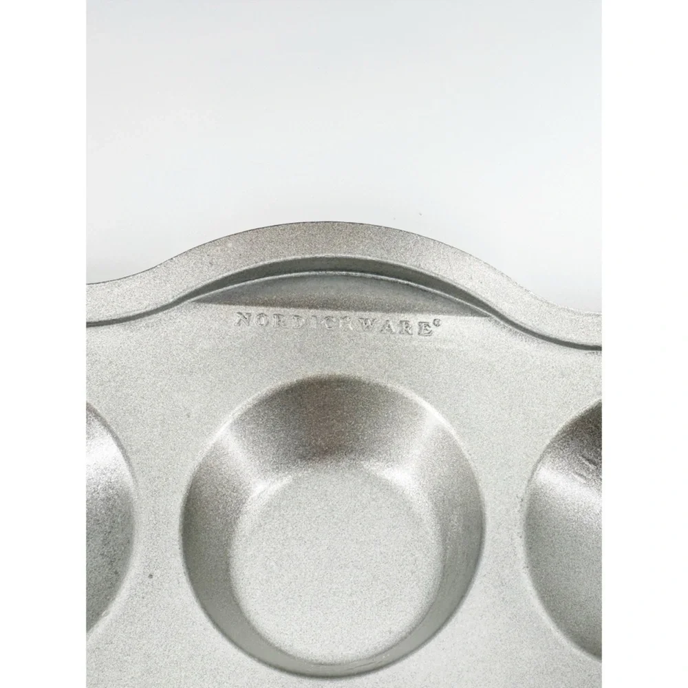 2 - Nordic Ware 12 Count Tart Heavy Duty Cast Aluminum Quiche Mini Muffin Pans